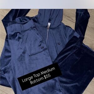 Juicy Couture Navy Velour Tracksuit